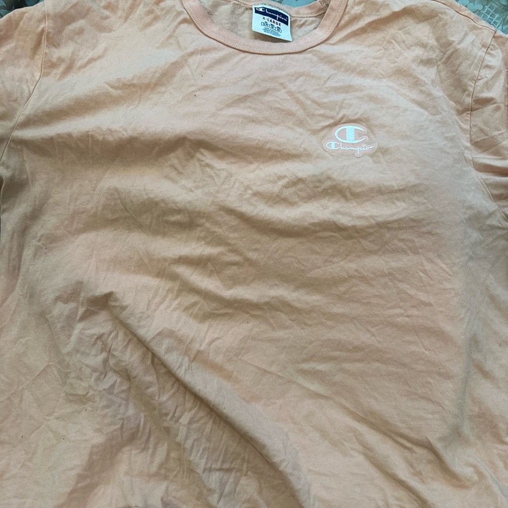 Champion Men's Peach T-Shirt